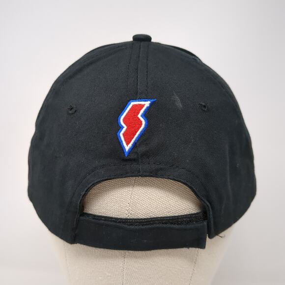 Summit Racing Equipment Strapback Baseball Cap Black One Size Embroidered Cotton - Picture 6 of 10